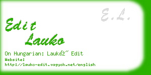 edit lauko business card